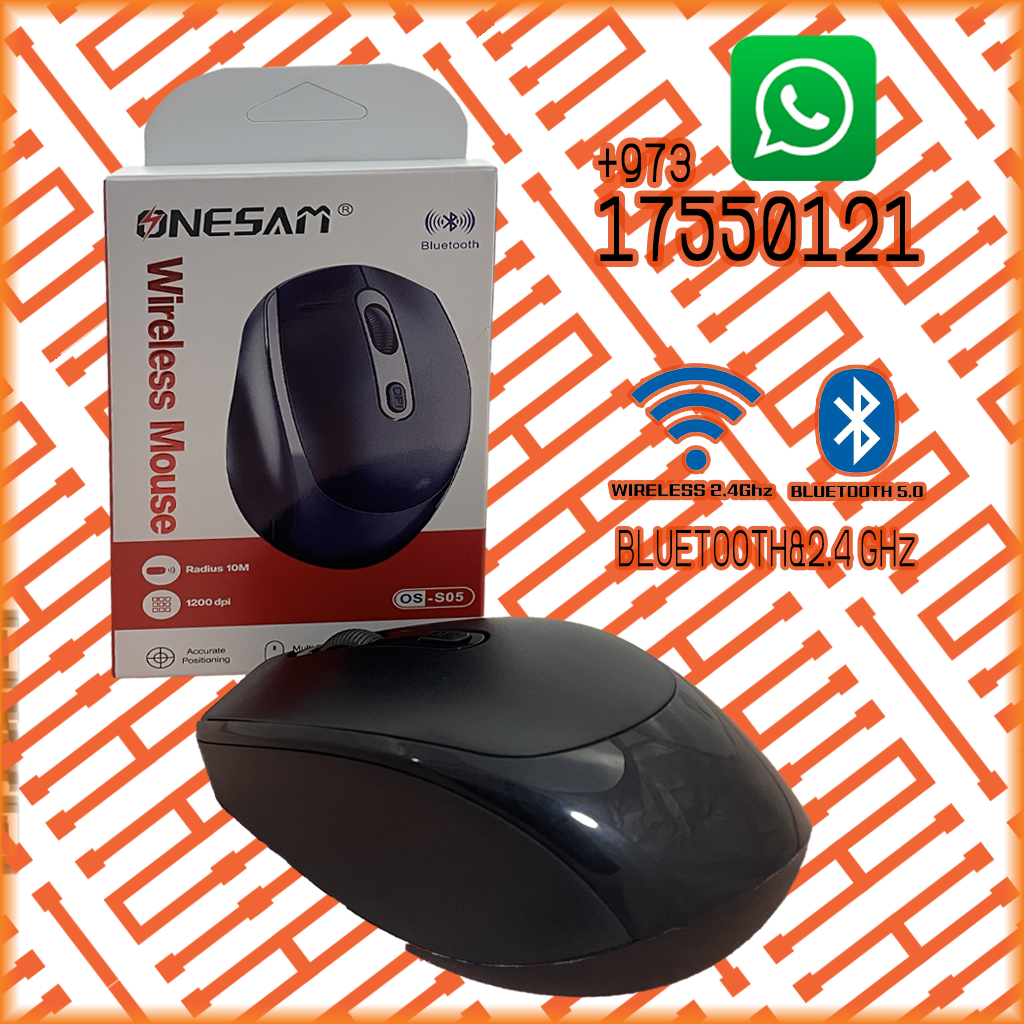 SNESAM OS-S05 DOUAL BLUETOOTH & 2.4G WIRELESS MOUSE