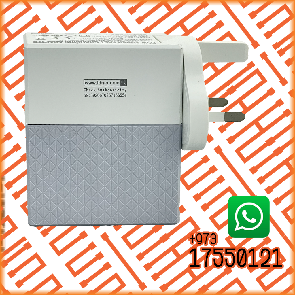 LDNIO A2620 65W PD DOUAL PORT CHARGER uk