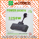 POWER SOCKET WITH USB AND LED 3250W