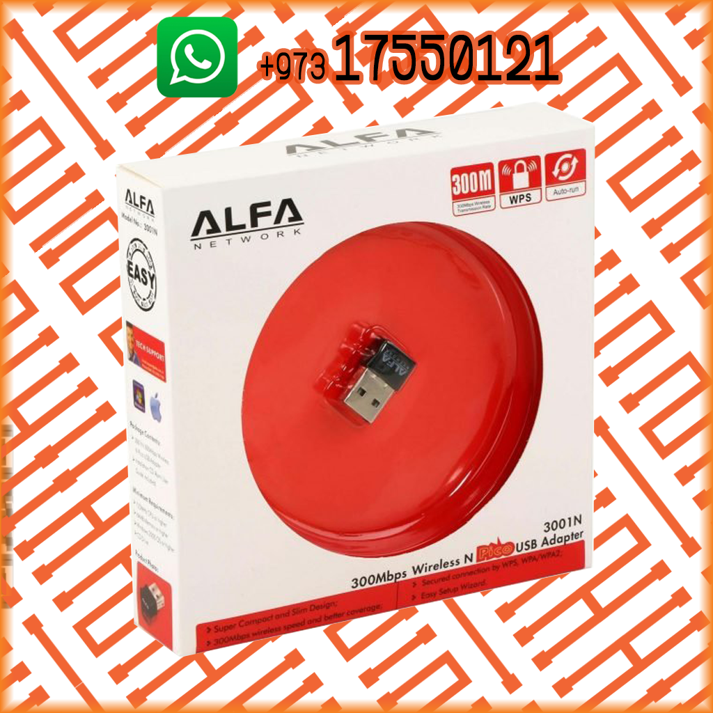 ALFA 3001N WIRELESS USB DONGLE 2.4GHZ