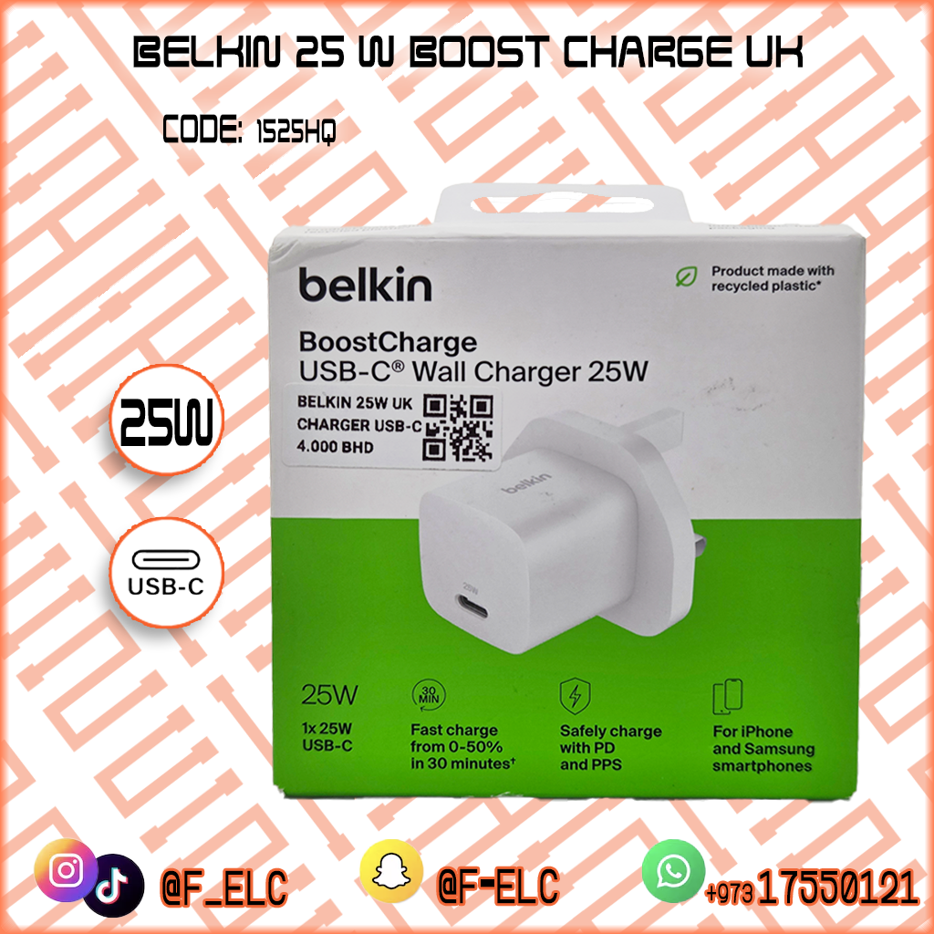 BELKIN BOOST CHARGE ADAPTER 25W PD