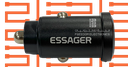 ESSAGER 3.W 5A CAR MINI CHARGER USB-C + USB-A PORT'S