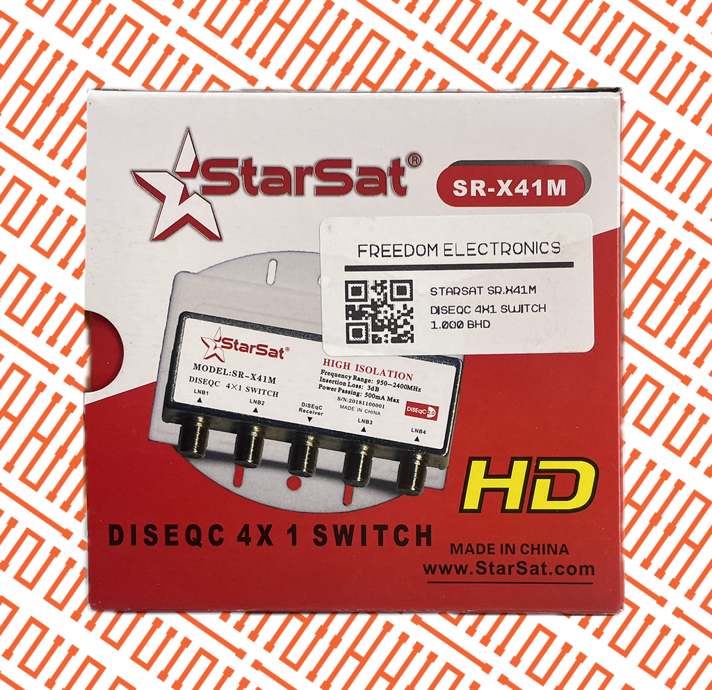 STARSAT SR-X41M DISEQC 4X1 SWITCH