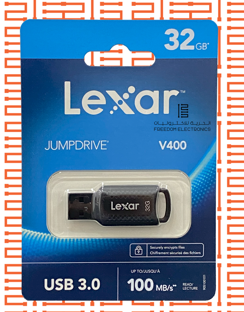 LEXAR V400 USB 3.0 32GB FLASH MEMORY