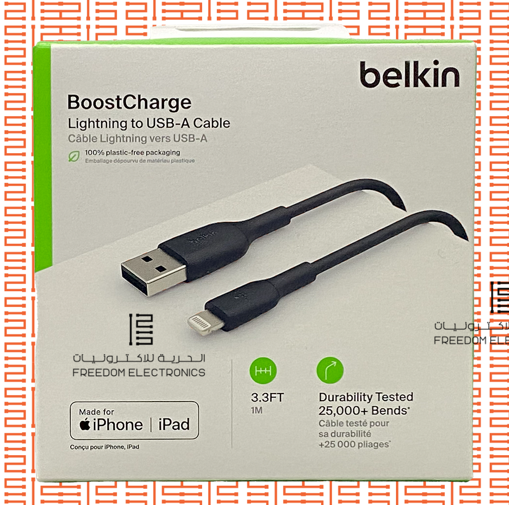 BELKIN BOOST CHARGE LIGHTNING TO USB-A CABLE