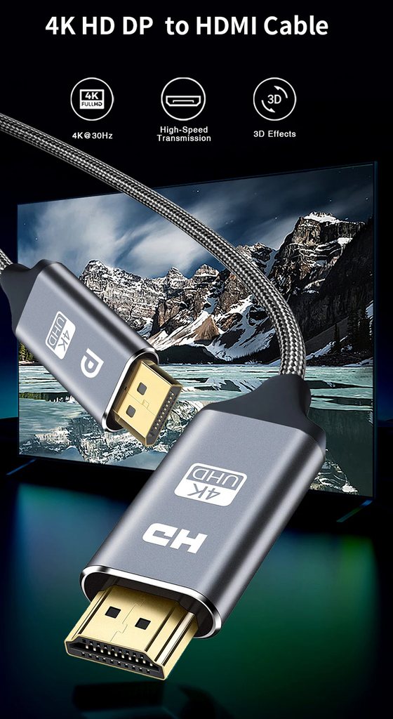 DISPLAY PORT TO HDMI CABLE