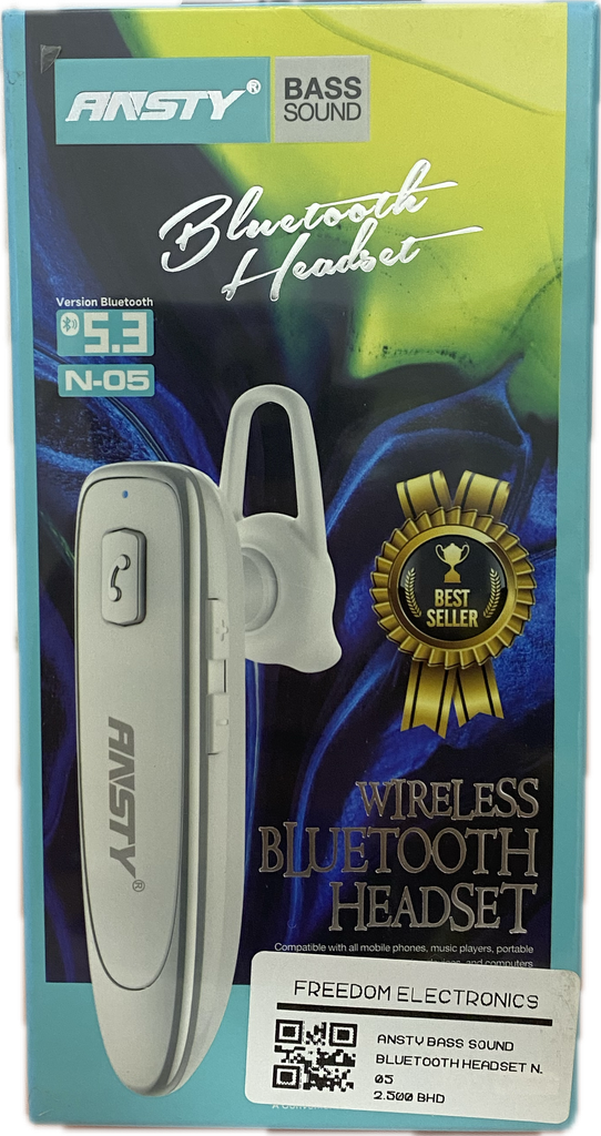 ANSTY BASS SOUND BLUETOOTH HEADSET N-05