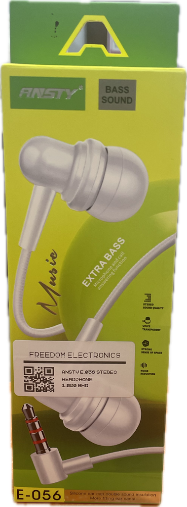 ANSTY E-056 STEREO HEADPHONE