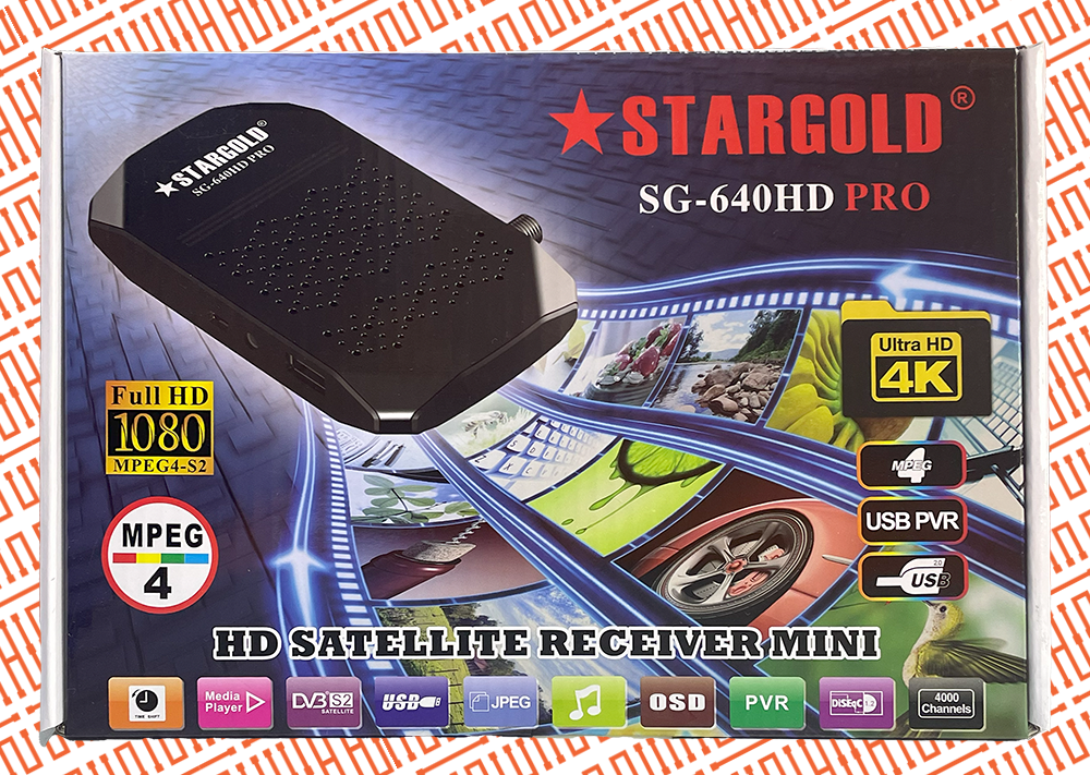 STARGOLD SG-640 PRO HD SATELLITE RECEIVER MINI