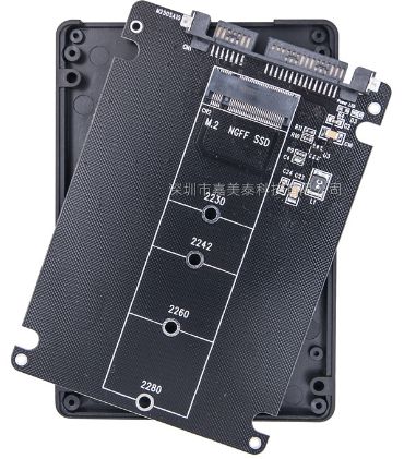 M.2 NGFF SSD to 2.5" SATA III Enclosure  7mm Drive Adapter 2242 2260 2280