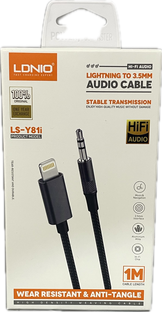 LDNIO LIGHTNING AUX CABLE