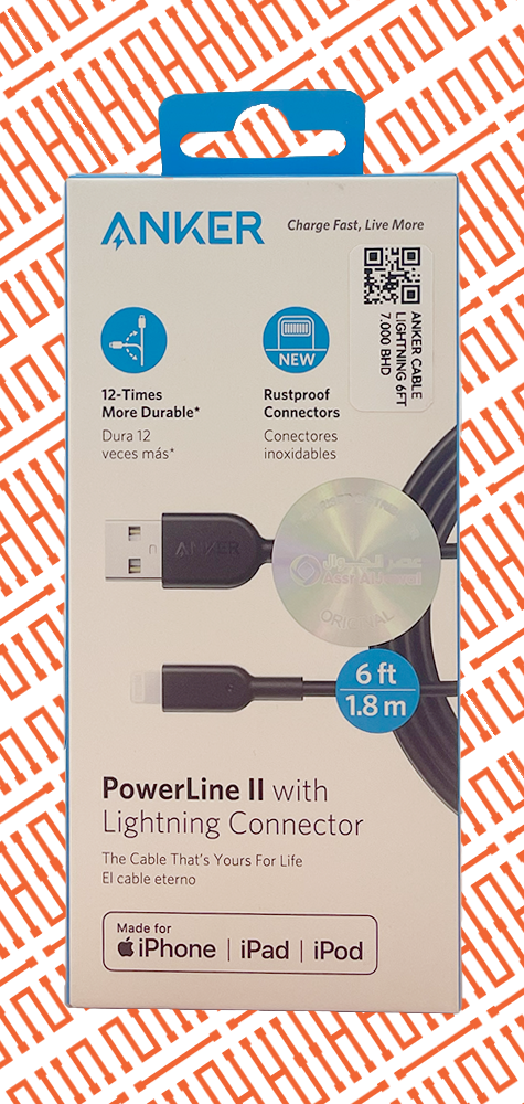 ANKER POWER LINE II LIGHTNING CONNECTOR CABLE