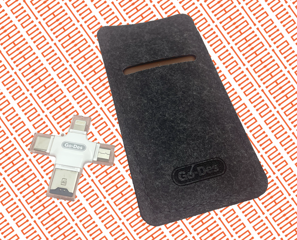 DO-DES MOBILE PHONE CARD READER MICRO SD 4 IN 1