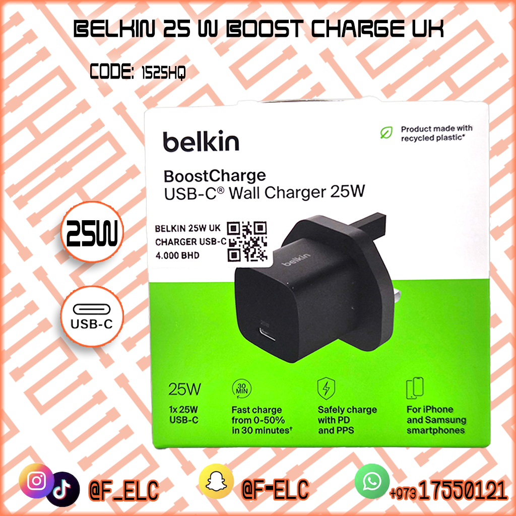 BELKIN BOOST CHARGE ADAPTER 25W PD
