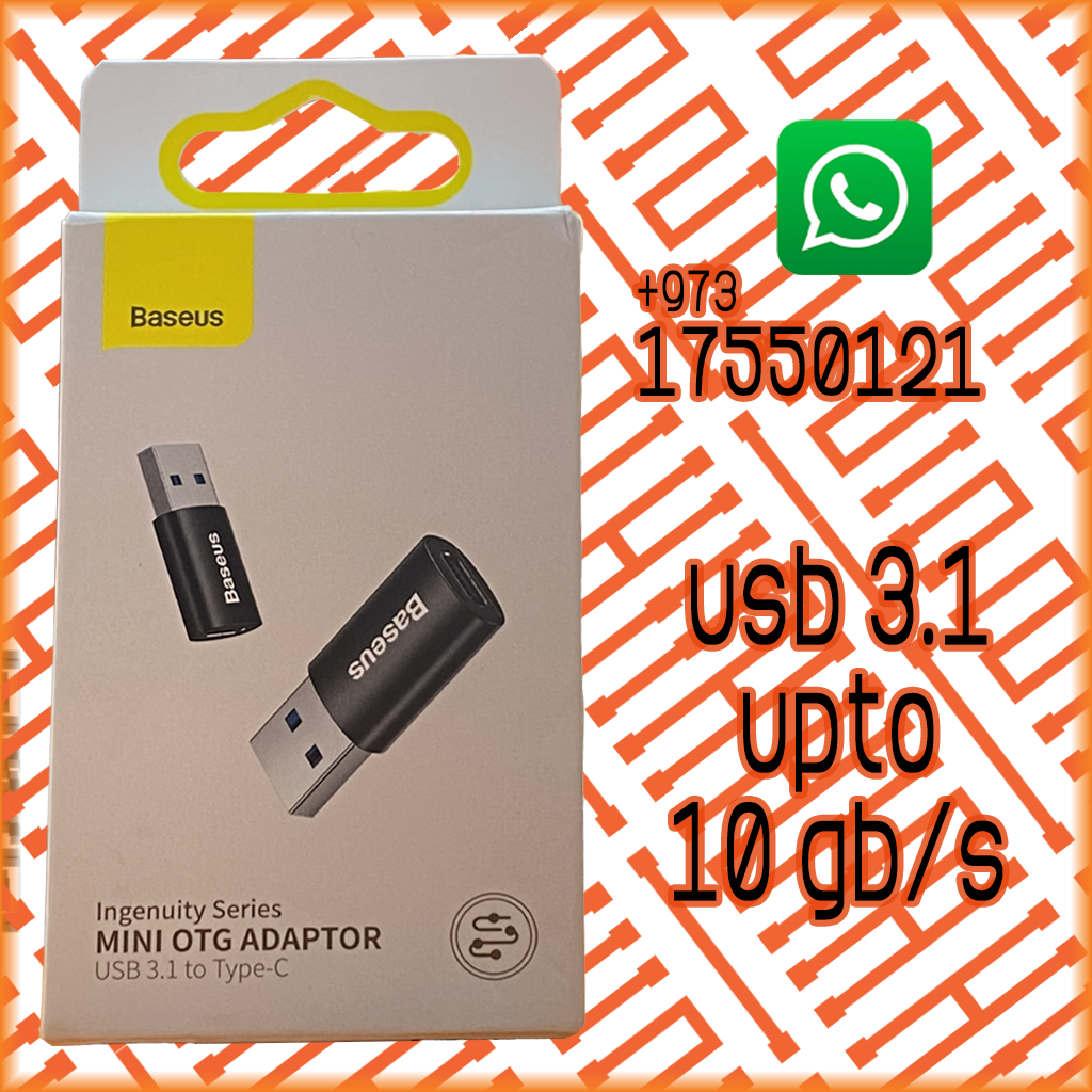 BASEUS USB-C FEMALE TO USB-A MALE OTG