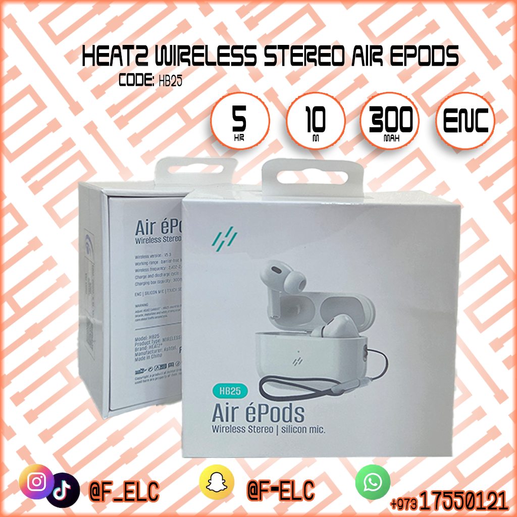 Heatz HB25 Air epods WIRELESS STEREO