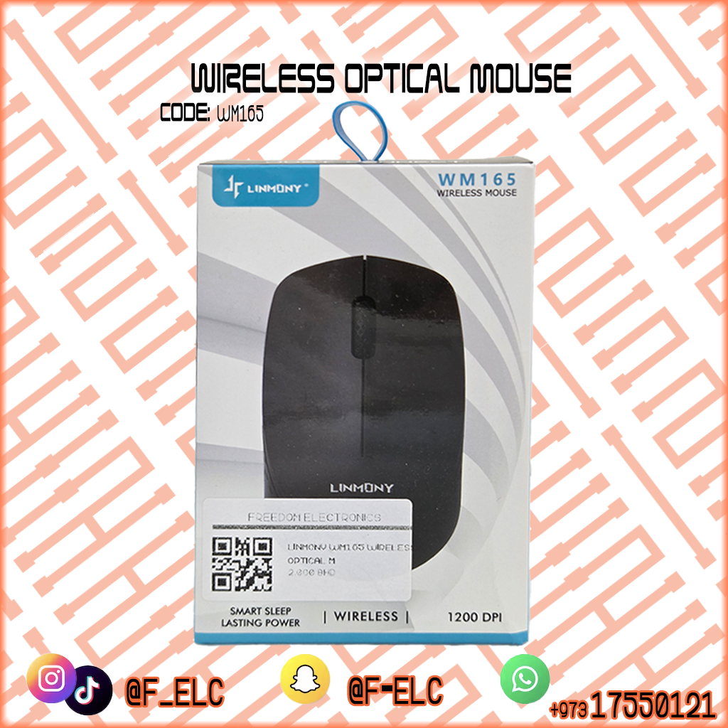 LINMONY WM165 WIRELESS OPTICAL MOUSE