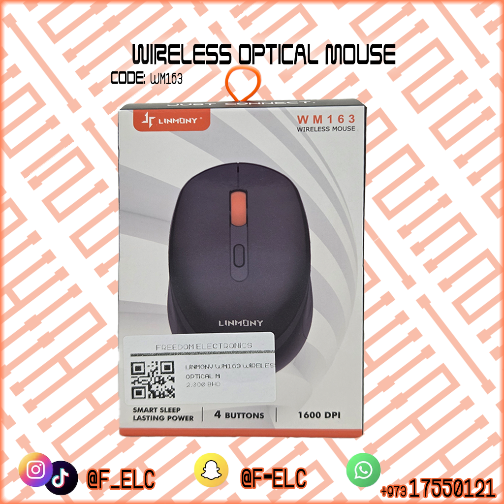 LINMONY WM163 WIRELESS OPTICAL MOUSE