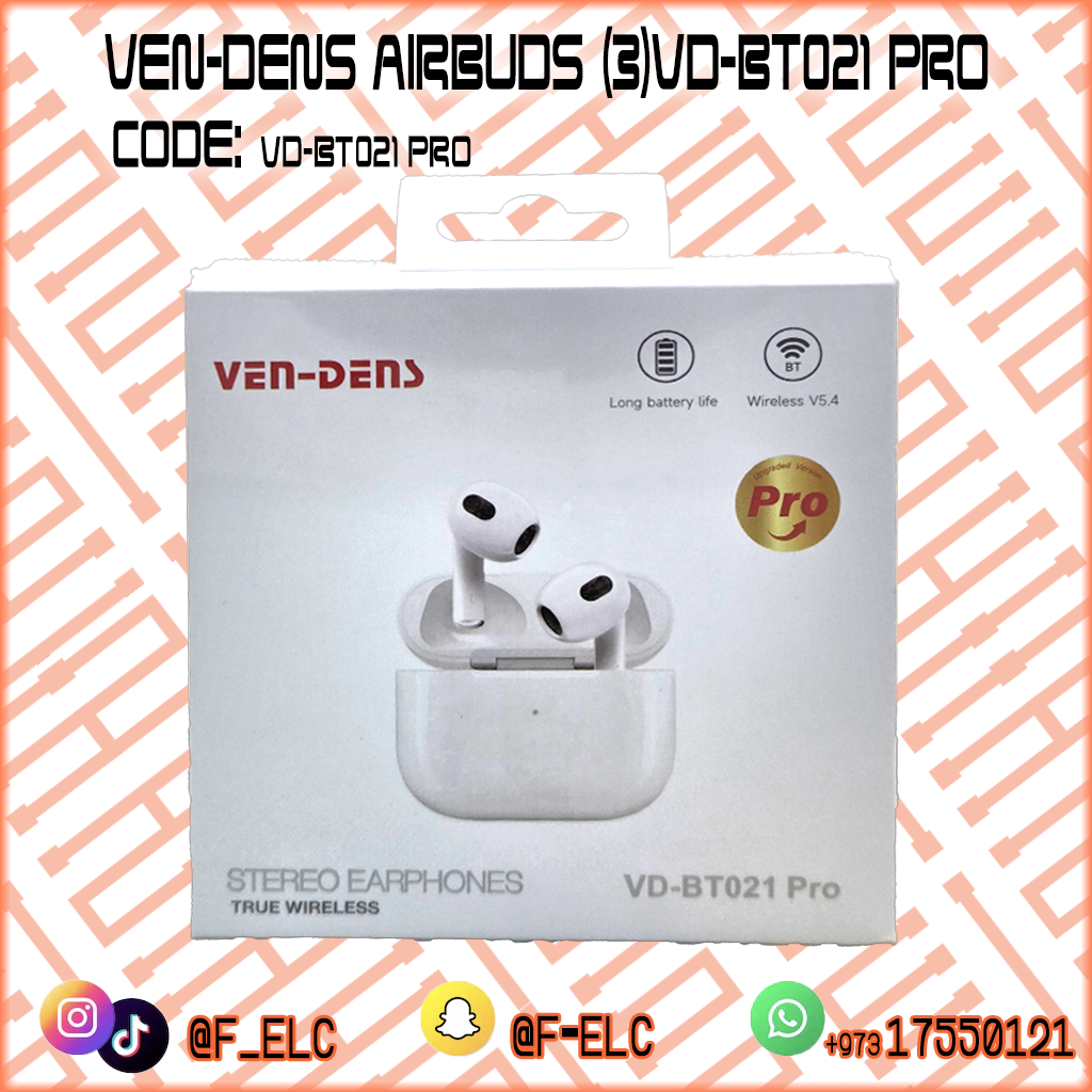 VEN-DENS AIRBUDS (3) VD-BT021 PRO