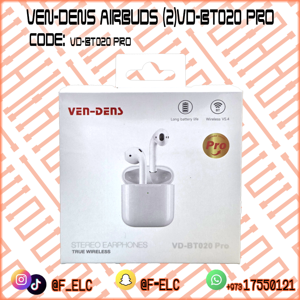 VEN-DENS AIRBUDS (2) VD-BT020 PRO