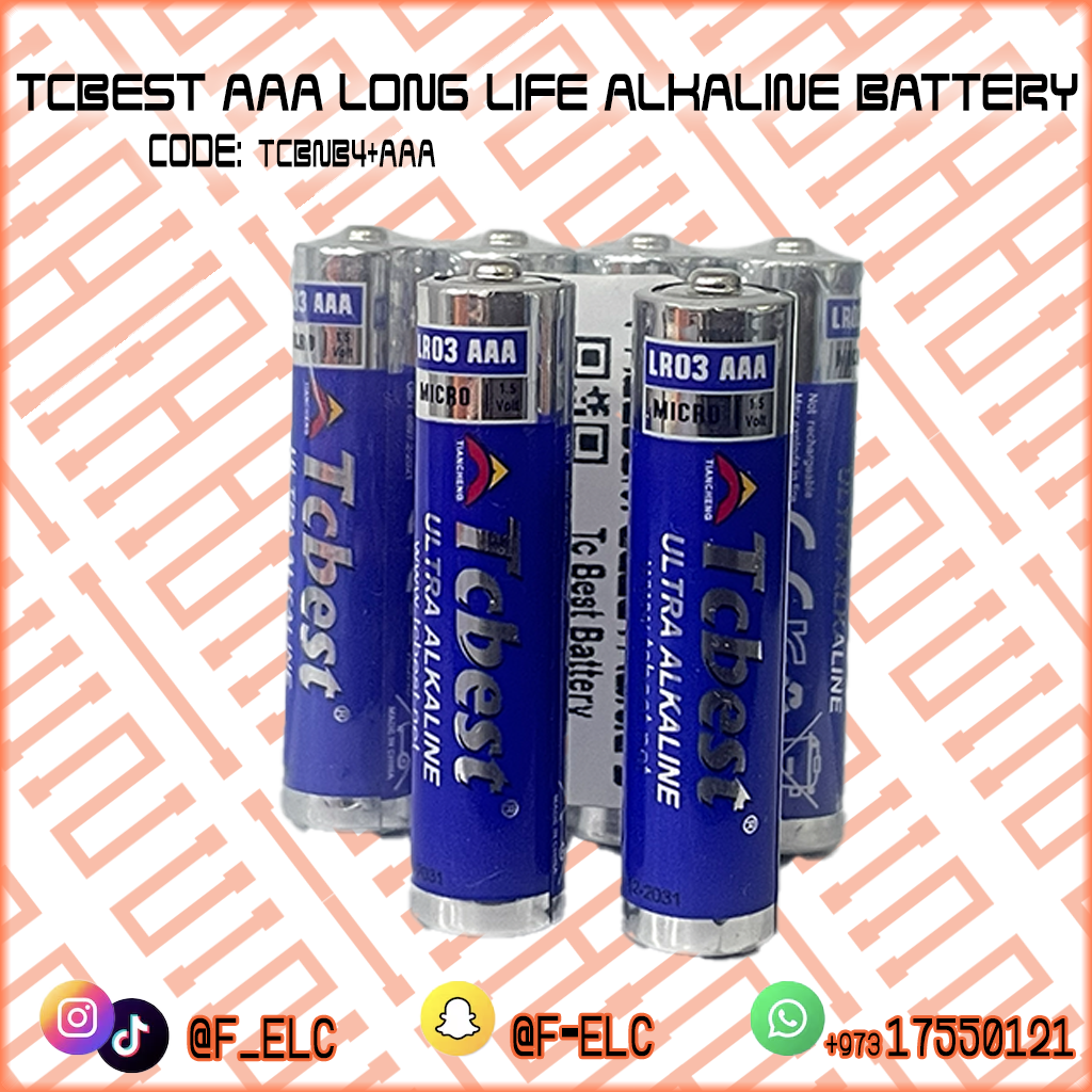 TCBEST X4 AAA  BATTERY NO BOX (copy)