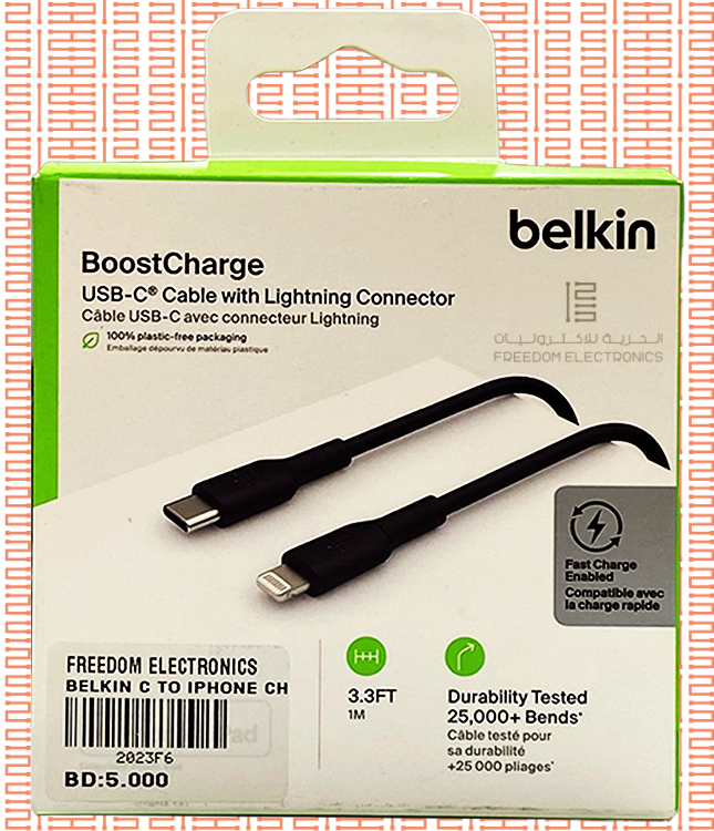 BELKIN C TO IPHONE CHARGER