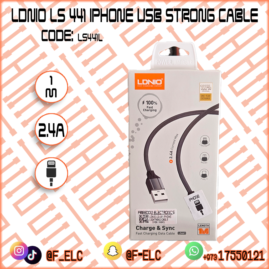 LDNIO LS441 LIGHTNING CABLE