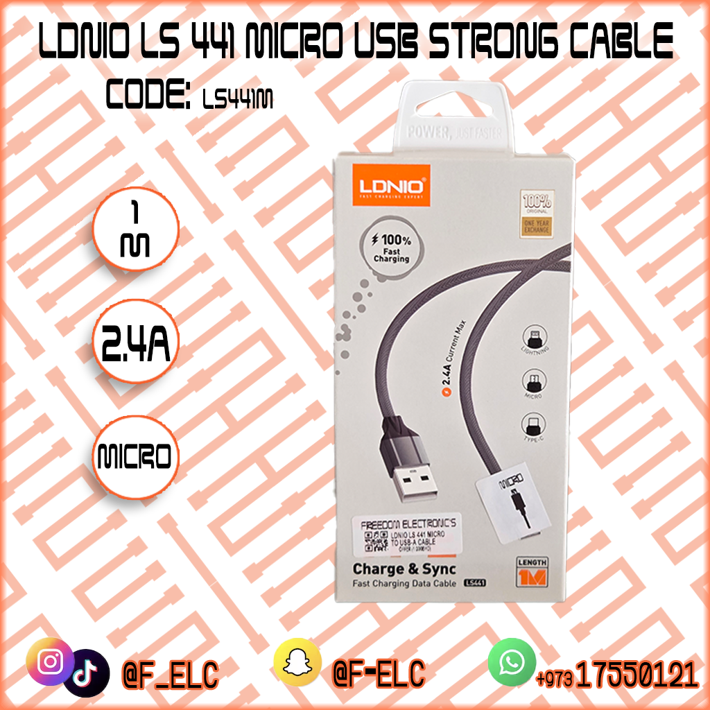 LDNIO LS441 MICRO USB CABLE