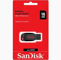 SANDISK 16GB FLASH MEMORY