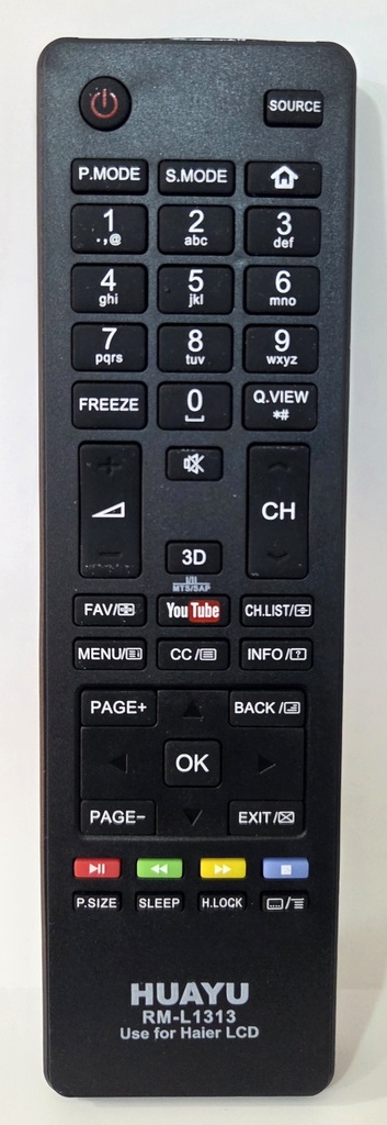 UNIVERSAL TV REMOTE FOR HAIER