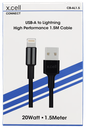 x.cell connect usb-a to lightning hight performance 1.5m cable