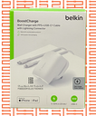 BELKIN BOOST CHARGE USB-C PD 3.0 PPS WALL CHARGER 30W + USB-C CABLE WITH LIGHTNING CONNECTOR 