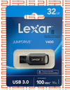 LEXAR V400 USB 3.0 32GB FLASH MEMORY