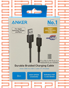 ANKER TYPE-C TO USB-A DURABLE BRAIDED CHARGING CABLE [3FT]