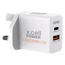 X.CELL GAN III 20W SHUPER CHARGER PD&USB-A