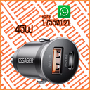 ESSAGER 45W COMPACT PD + USB-C CAR CHARGER