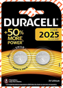 DURACELL CR2025 3V LITHIUM COIN CELL BATTERIES (PACK OF 2)